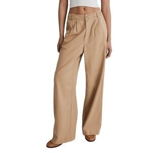 NWT Madewell‎ The Harlow Seed Khaki Wide Leg Pants 16T